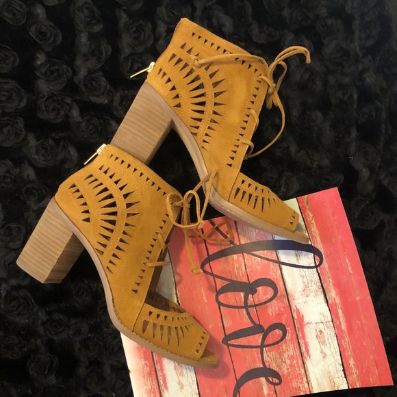 Vince Camuto Lace-up Booties - Picture 1 of 14